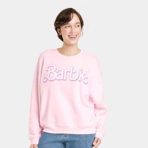 Target Women's Barbie Logo Graphic Sweatshirt - XXL